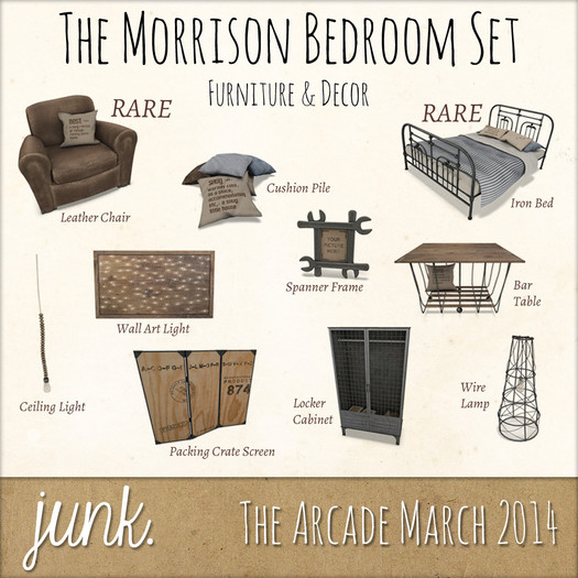 junk. morrison iron bed. RARE