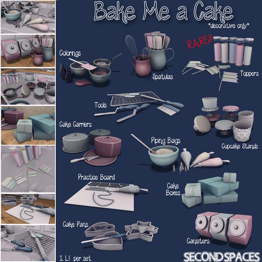 Second Spaces - Bake Me a Cake - cake boxes
