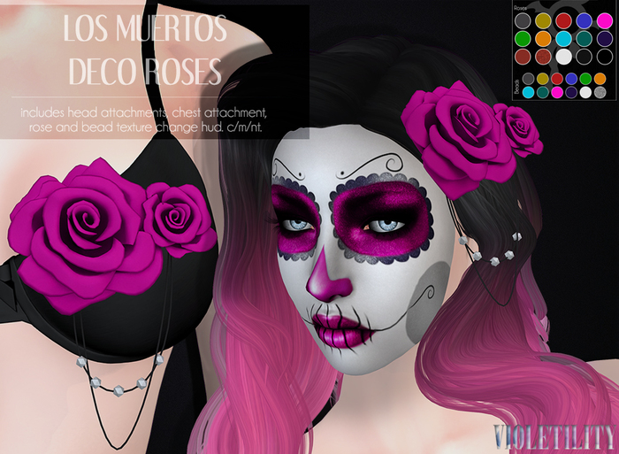 Violetility - Los Muertos Deco Rose