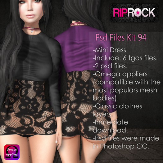 RipRock - Kit 94, Omega Applier, psd, tga, full perms
