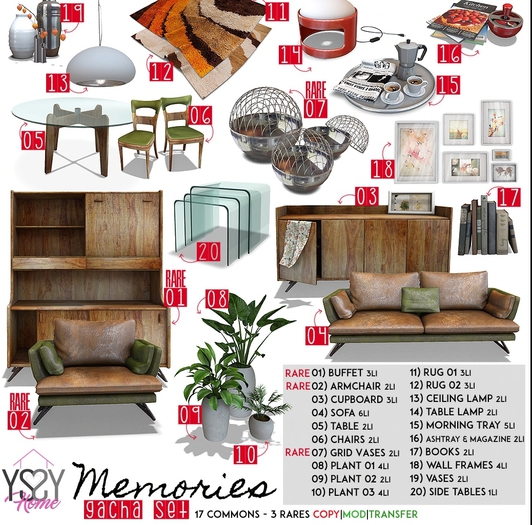 01 *YS&YS* Memories Buffet Box RARE