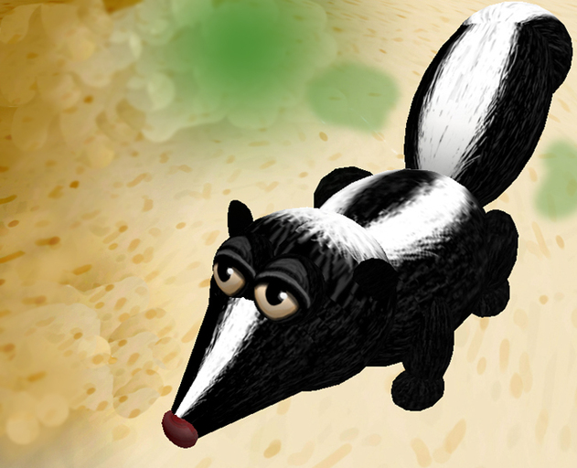 Cartoonimals Walking Skunk     .