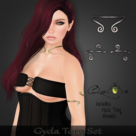*QweenB* Gyda Torq Set - Silver