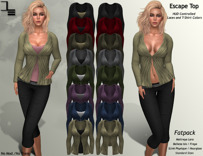 DE Designs - Escape Top - Fatpack