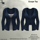 DE Designs - Escape Top - Blue