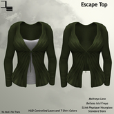 DE Designs - Escape Top - Green