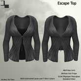 DE Designs - Escape Top - Grey