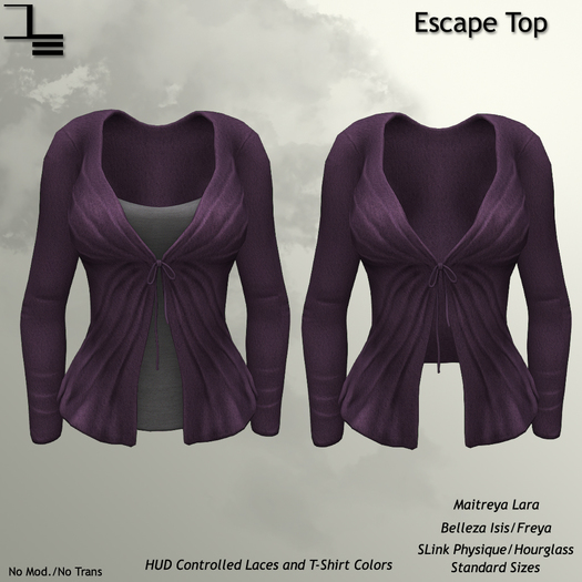 DE Designs - Escape Top - Orchid