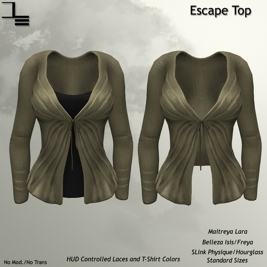 DE Designs - Escape Top - Tan