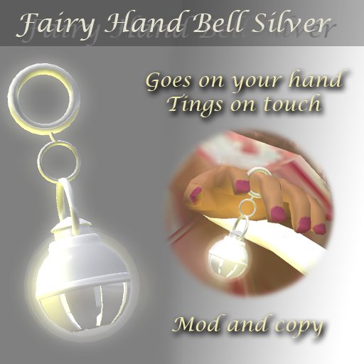 Fairy Hand Bell Silver (Retail SLX)