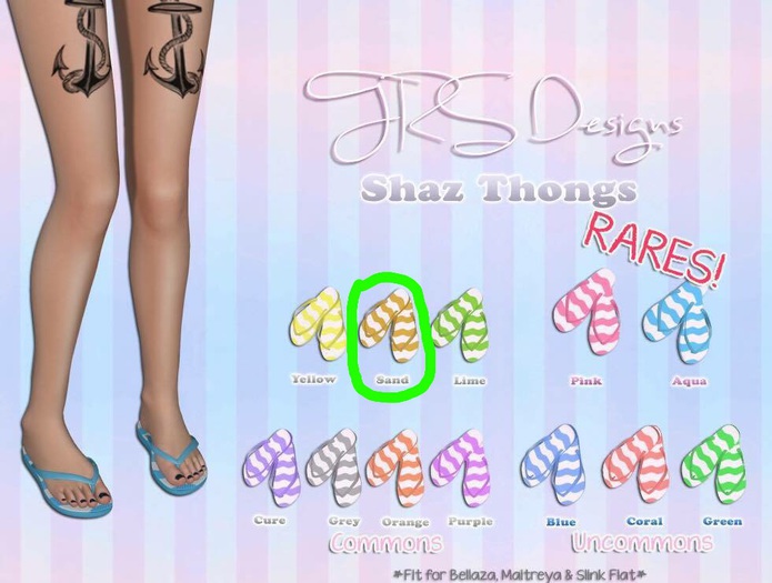 Shaz Thongs Common Sand