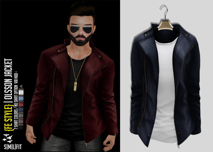 {Fe Style} Olsson Jacket w/Shirt - [Navy] [BOX]