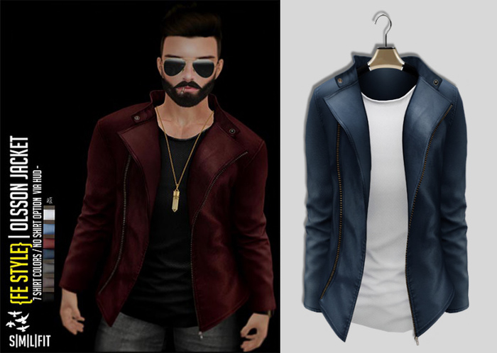 {Fe Style} Olsson Jacket w/Shirt - [Blue] [BOX]