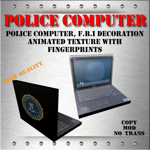 Police computer - Animated texture