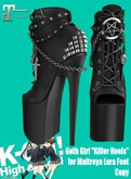 KO-H Goth Girl Killer Heels Maitreya Lara