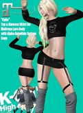 KO-H Kylie Top and Harness-Skirt Maitreya Lara AutoHide