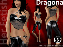 'Dragona' Latex Pants and Bodice