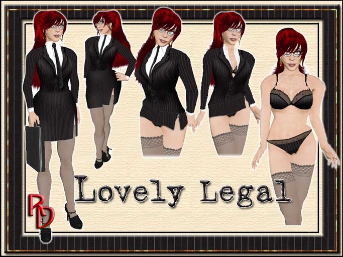 Second Life Marketplace Lovely Legal (Lawyer Suit)