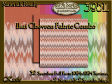 Ikat Chevron COMBO Fabric Seamless Textures