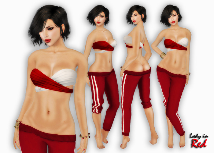 Lady in Red - Darya - Pants outfit
