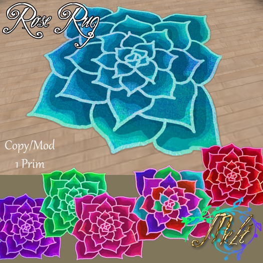 {Melt} Giant Rose Rug