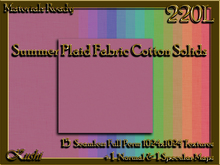 Summer Plaid COTTON Fabric Seamless Textures