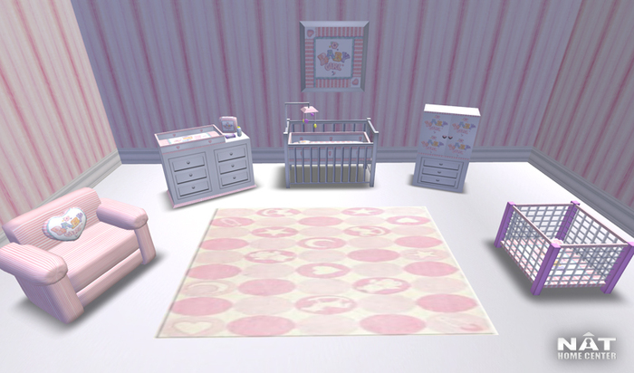 NHC COTTON CANDY BABY BEDROOM
