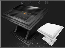 T-3D Creations [ Menu Stand 02 ] MESH - Full Perm -