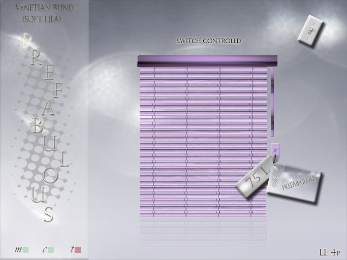 2014 ::~PREFABULOUS~:: Venetian Blinds (Soft-Lila)