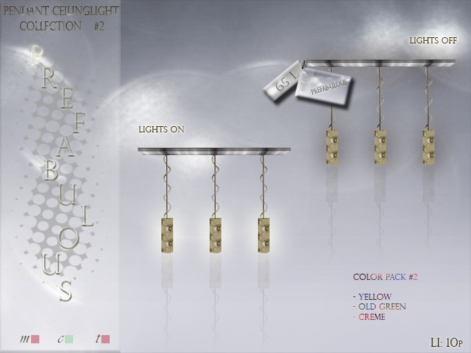 2016 ::~PREFAB-ULOUS~:: Pendant Ceilinglights  (#02)  LI 10