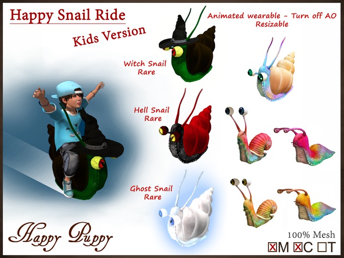 [HP] - Ghost Snail Ride Small - RARE