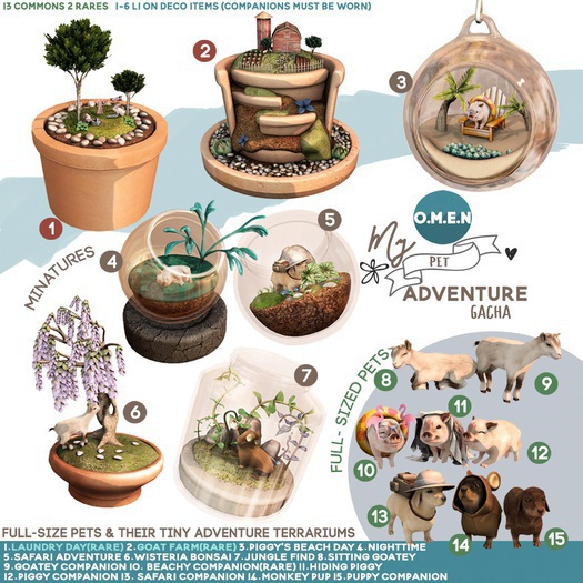  O.M.E.N - My Pet Adventure - Goat Farm BOX RARE 