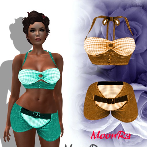 MoonRa Brown Hot Daisy Duke