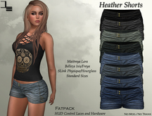 DE Designs - Heather Shorts - Jean Fatpack
