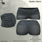 DE Designs - Heather Shorts - Jean Indie