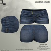 DE Designs - Heather Shorts - Jean Light Blue
