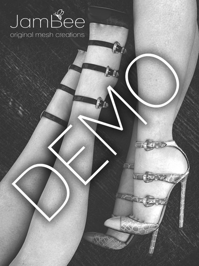 JamBee > Shoes > Lucia Strapped Stilettos > DEMO