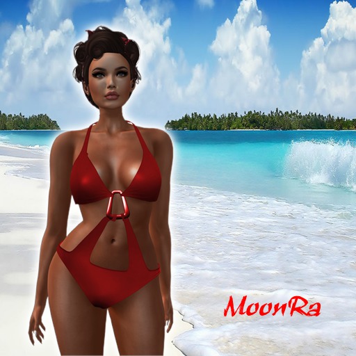 Moon® Karu Red Swimsuit