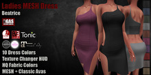 GAS [Ladies MESH Dress Beatrice - 10 Colors with HUD] Demo