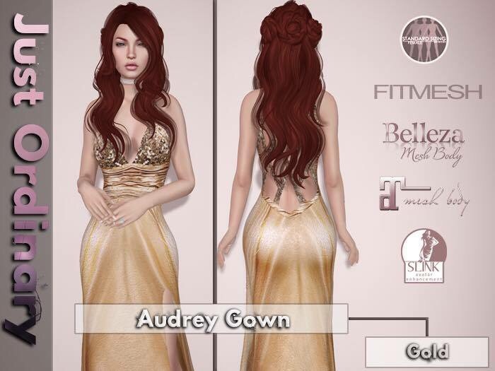Audrey Gown Gold