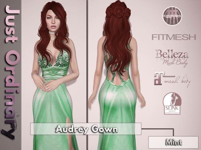Audrey Gown Mint