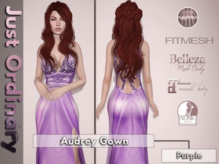 Audrey Gown Purple