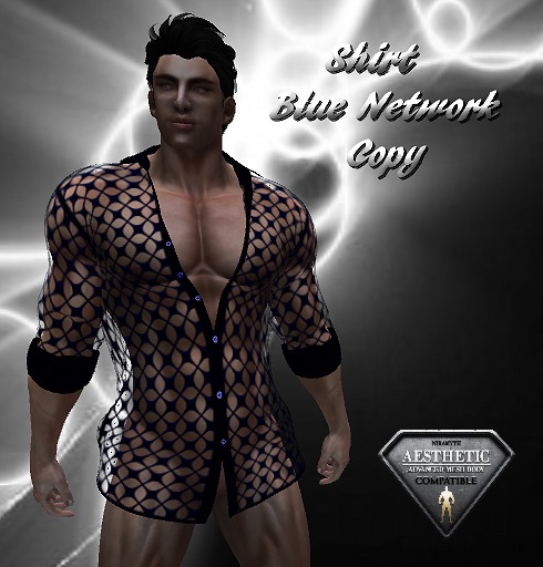  AESTHETIC-Shirt Blue Network