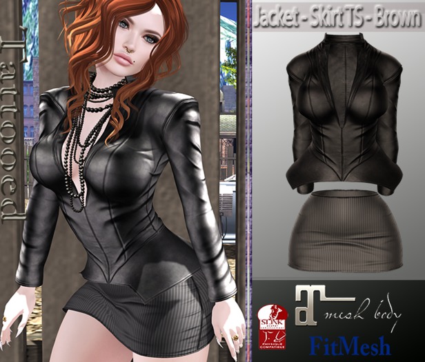 Jacket - Skirt TS - Brown