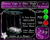 * New Dancer Cage * Glass Style & Hud Controll Color Rota Menu