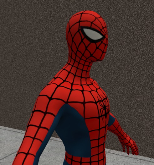 spiderman mesh 5 prim
