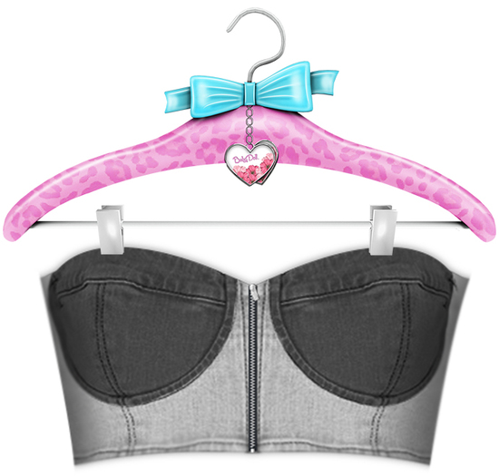 BabyDoll. Jeans Bustier
