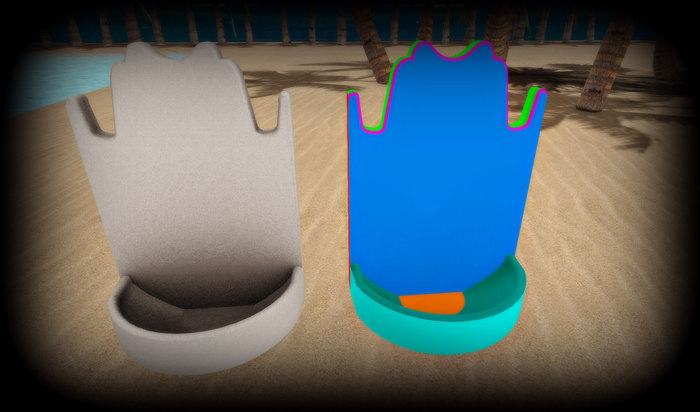 "M" Mesh Inside "M" Mesh Wallfountain