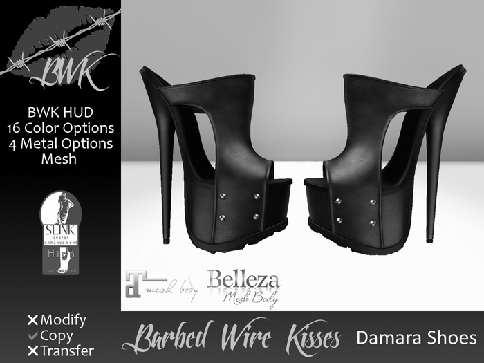 {BWK} DEMO Mesh Damara Shoes (Boxed)