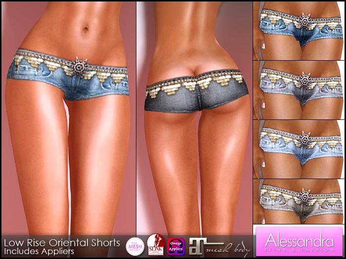 ALESSANDRA - Oriental Shorts (6 Colors)